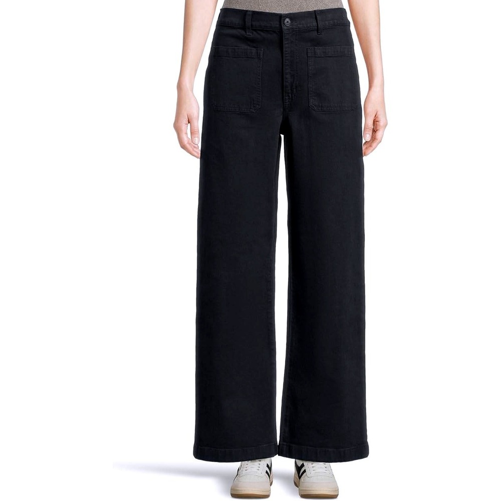 Madewell‎ Emmett Wide Leg Black Jeans